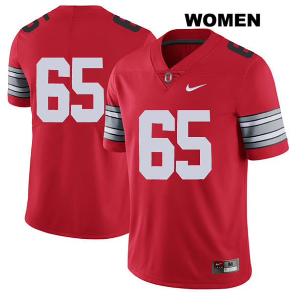 Ohio State Buckeyes Women's Phillip Thomas #65 Red Authentic Nike 2018 Spring Game No Name College NCAA Stitched Football Jersey MF19R31TK